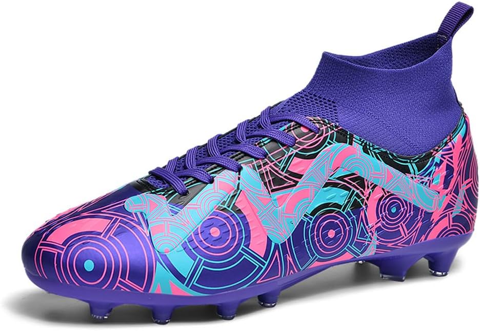 Женские и мужские бутсы NCNDB AG с длинными шипами для улицы и газона, молодежные тренировочные футбольные кроссовки, высокие легкие футбольные ботинки, фиолетовый
Женские и мужские бутсы NCNDB AG с длинными шипами для улицы и газона, молодежные тренировочные футбольные кроссовки, высокие легкие футбольные ботинки, фиолетовый