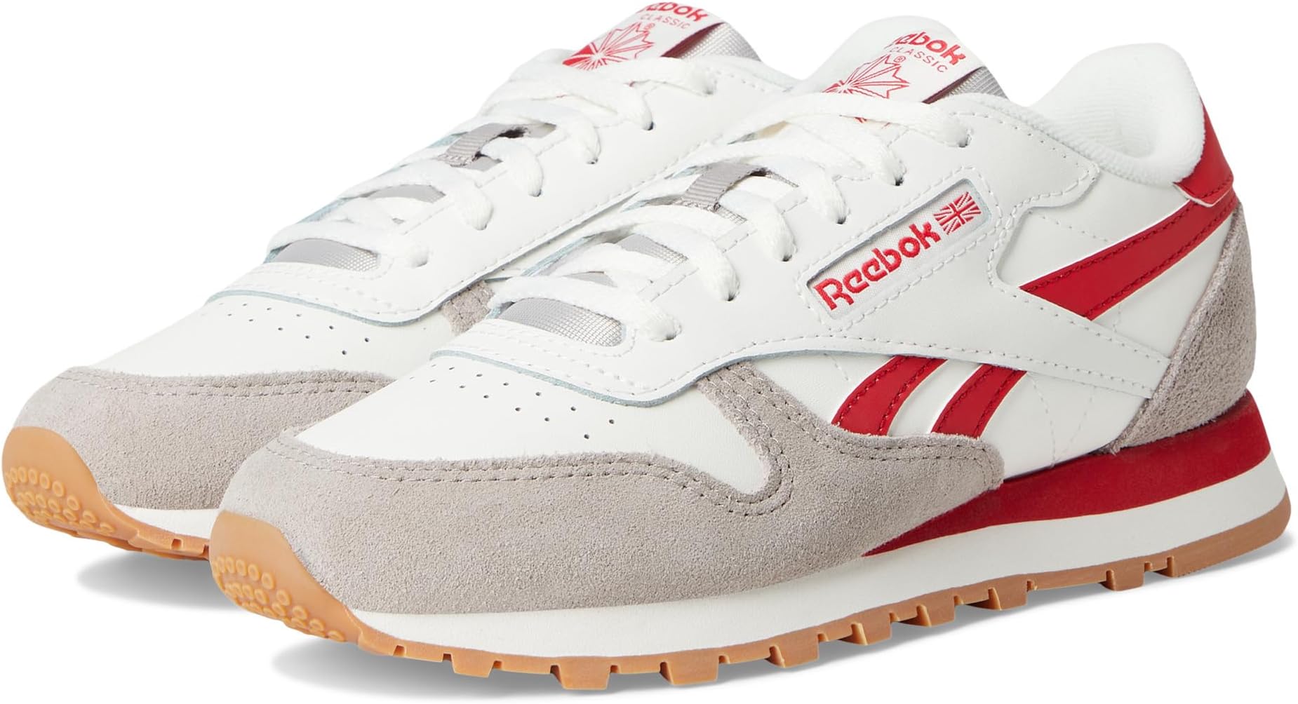 Кроссовки Reebok Kids Classic Leather, Hazy Grey/Chalk/Vector Red
Кроссовки Reebok Kids Classic Leather, Hazy Grey/Chalk/Vector Red