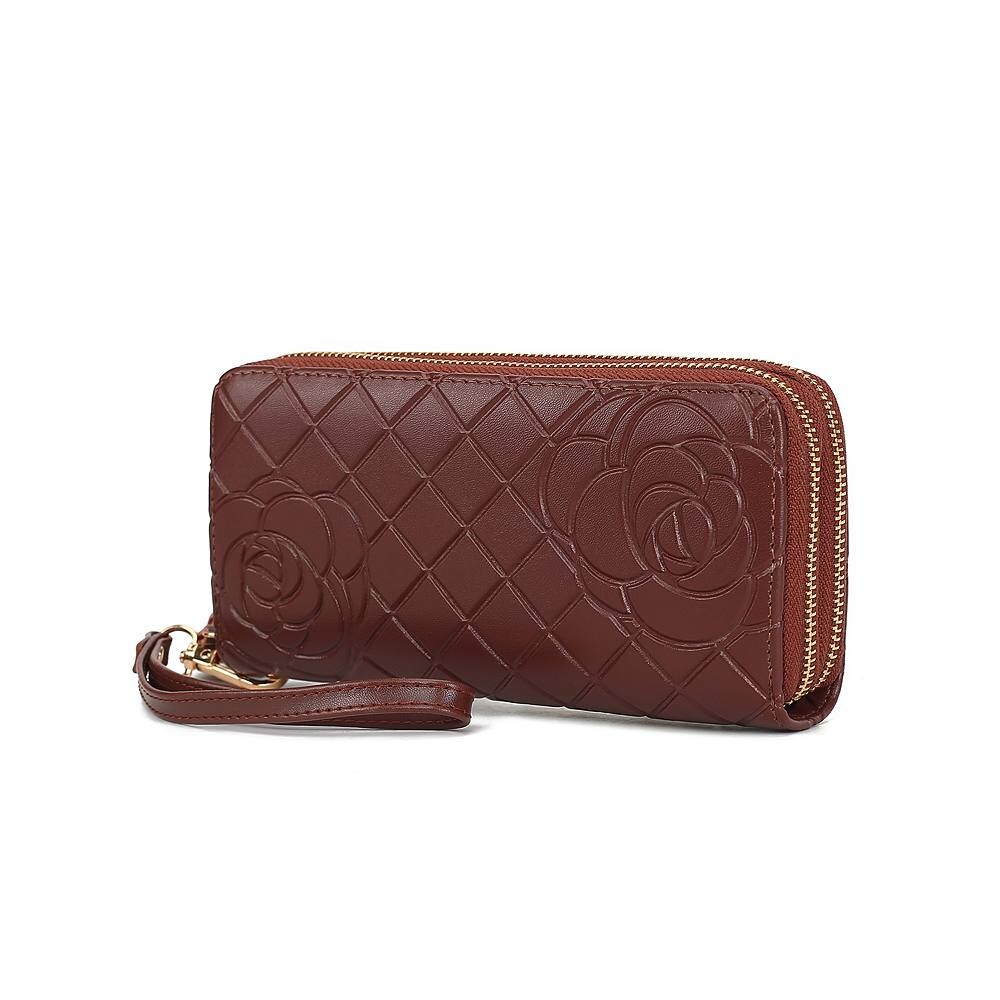 MKF Collection Honey Натуральный стеганый женский кошелек на запястье с цветочным тиснением от Mia K, цвет Coffee
MKF Collection Honey Натуральный стеганый женский кошелек на запястье с цветочным тиснением от Mia K, цвет Coffee