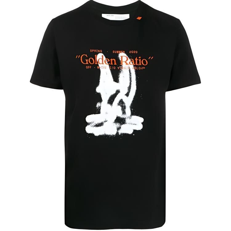 Футболка большого размера с изображением кролика Гарри Off-White 
Футболка большого размера с изображением кролика Гарри Off-White