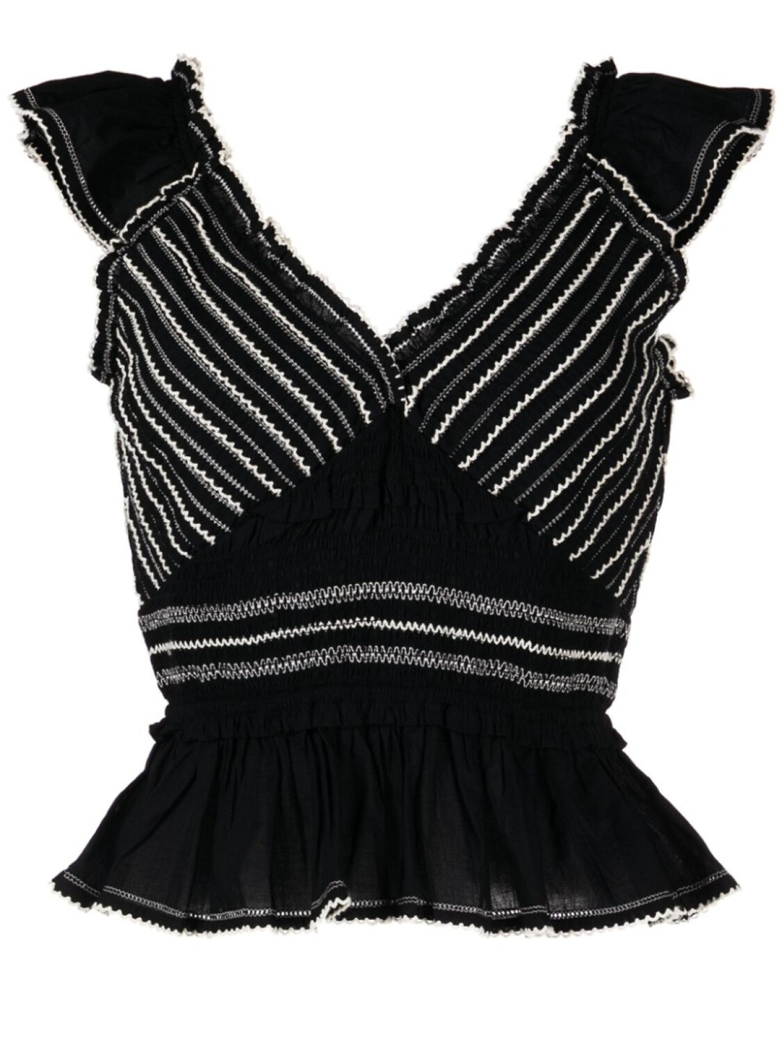 Sea топ Mable с вышивкой, черный
Sea топ Mable с вышивкой, черный