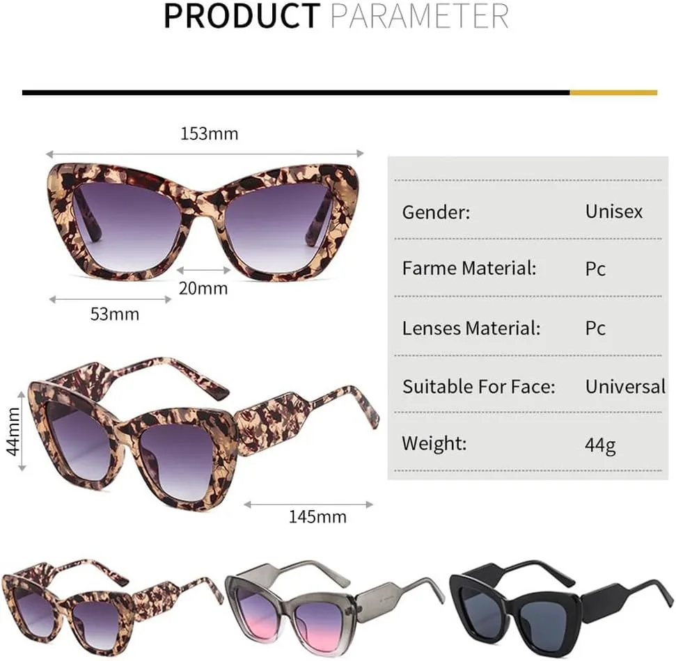 Модные солнцезащитные очки «кошачий глаз» для женщин, винтажные, роскошная оправа, защита от ультрафиолета UV400, увеличенный размер TVTBBVV, Flower Gray
Модные солнцезащитные очки «кошачий глаз» для женщин, винтажные, роскошная оправа, защита от ультрафиолета UV400, увеличенный размер TVTBBVV, Flower Gray