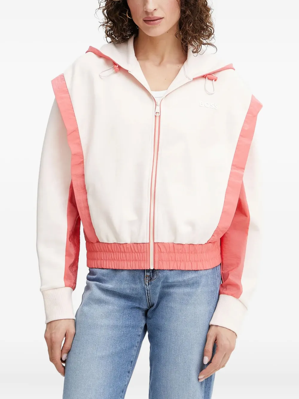 Куртка с капюшоном и вставками BOSS, нейтральный
Куртка с капюшоном и вставками BOSS, нейтральный