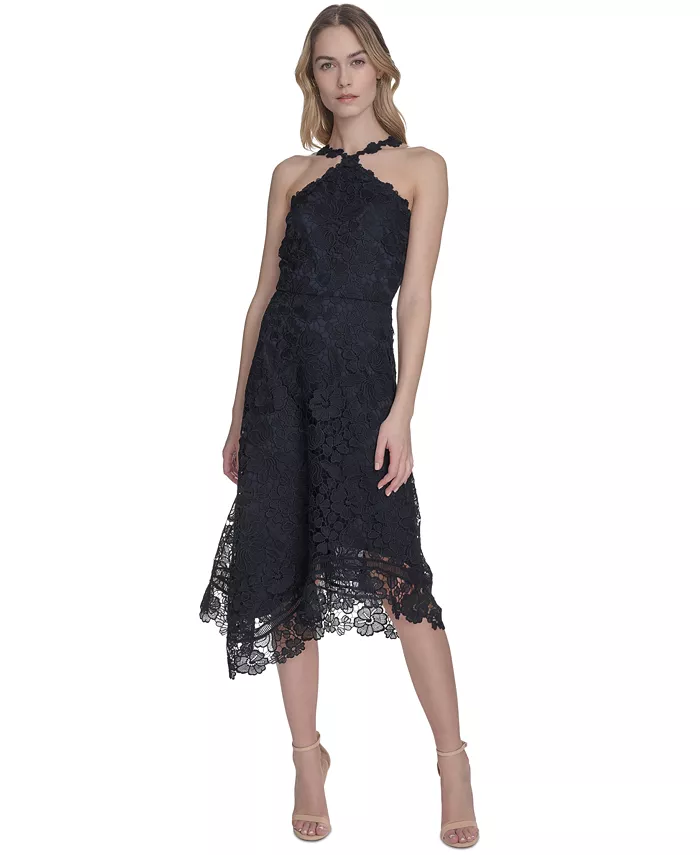 Женское миди-платье с кружевным верхом на бретелях и асимметричным подолом Eliza J, синий
Женское миди-платье с кружевным верхом на бретелях и асимметричным подолом Eliza J, синий