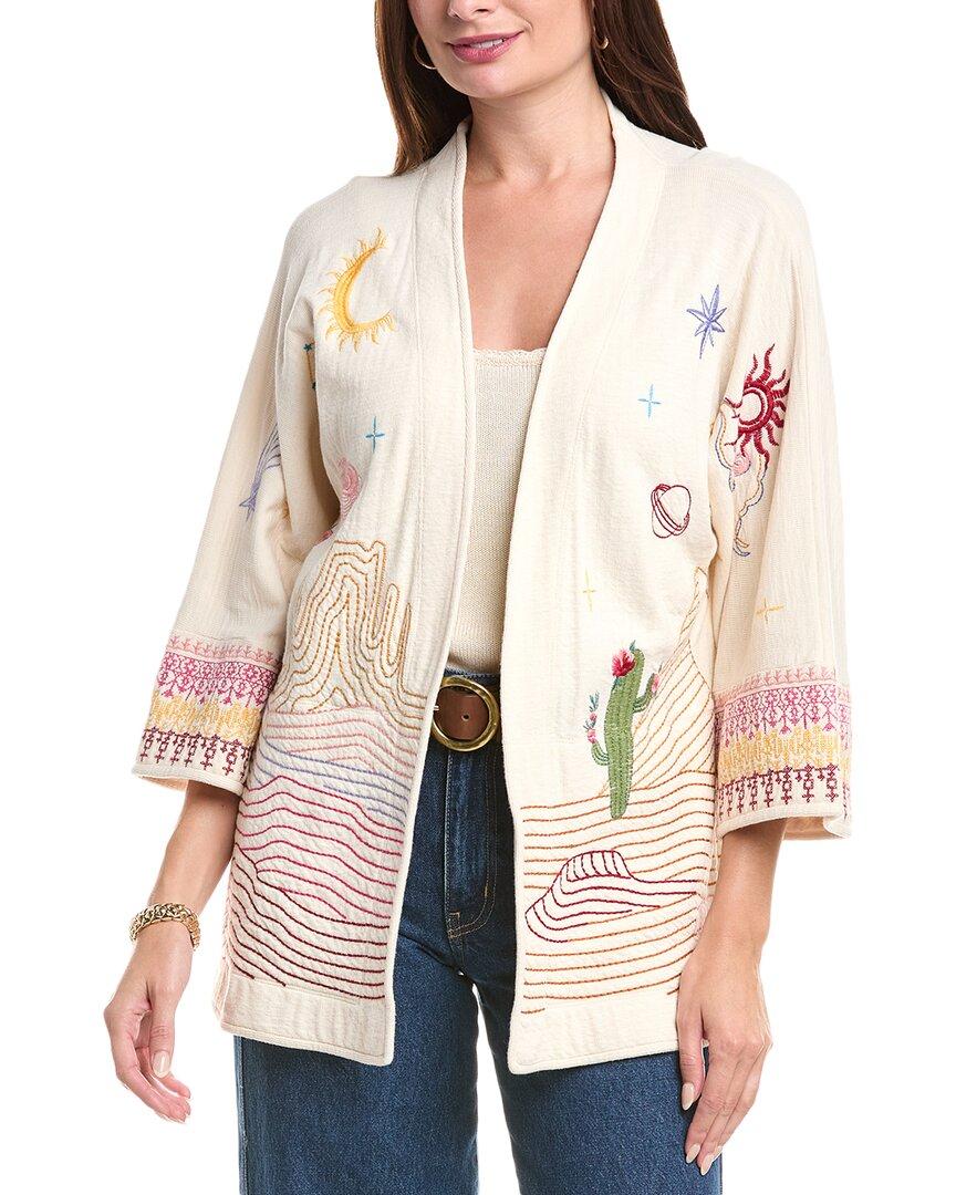 Джонни Вас Бия Короткое кимоно Johnny Was, бежевый
Джонни Вас Бия Короткое кимоно Johnny Was, бежевый