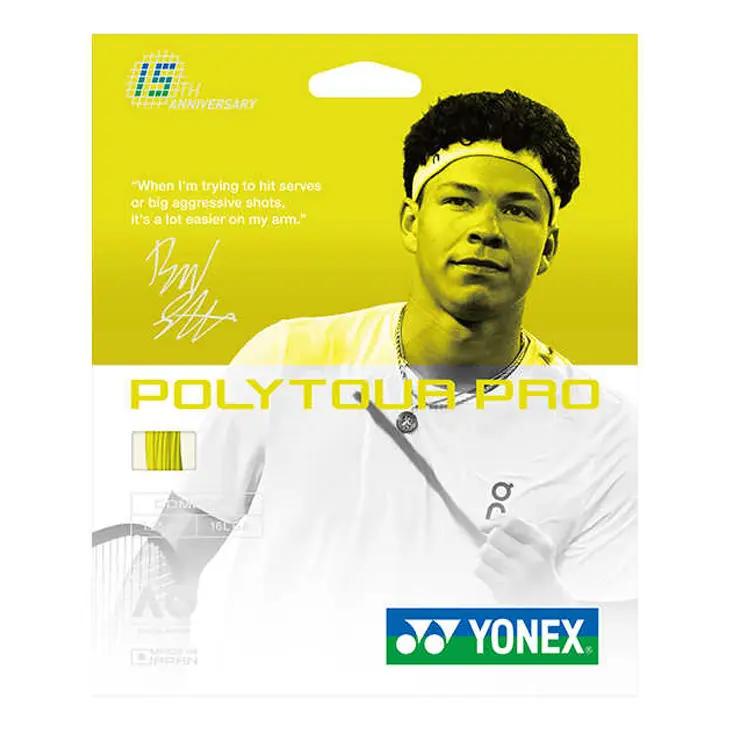 YONEX Теннисные струны Polyester Unisex 12m Flash Yellow
YONEX Теннисные струны Polyester Unisex 12m Flash Yellow