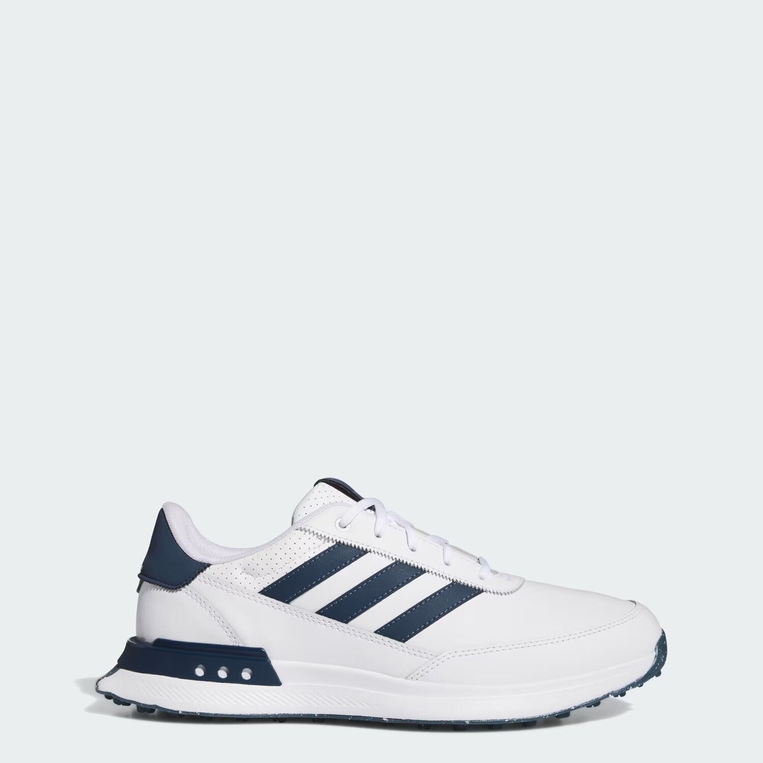Кожаные туфли для гольфа S2G без шипов 24 Adidas, цвет Cloud White/Collegiate Navy/Silver Metallic
Кожаные туфли для гольфа S2G без шипов 24 Adidas, цвет Cloud White/Collegiate Navy/Silver Metallic