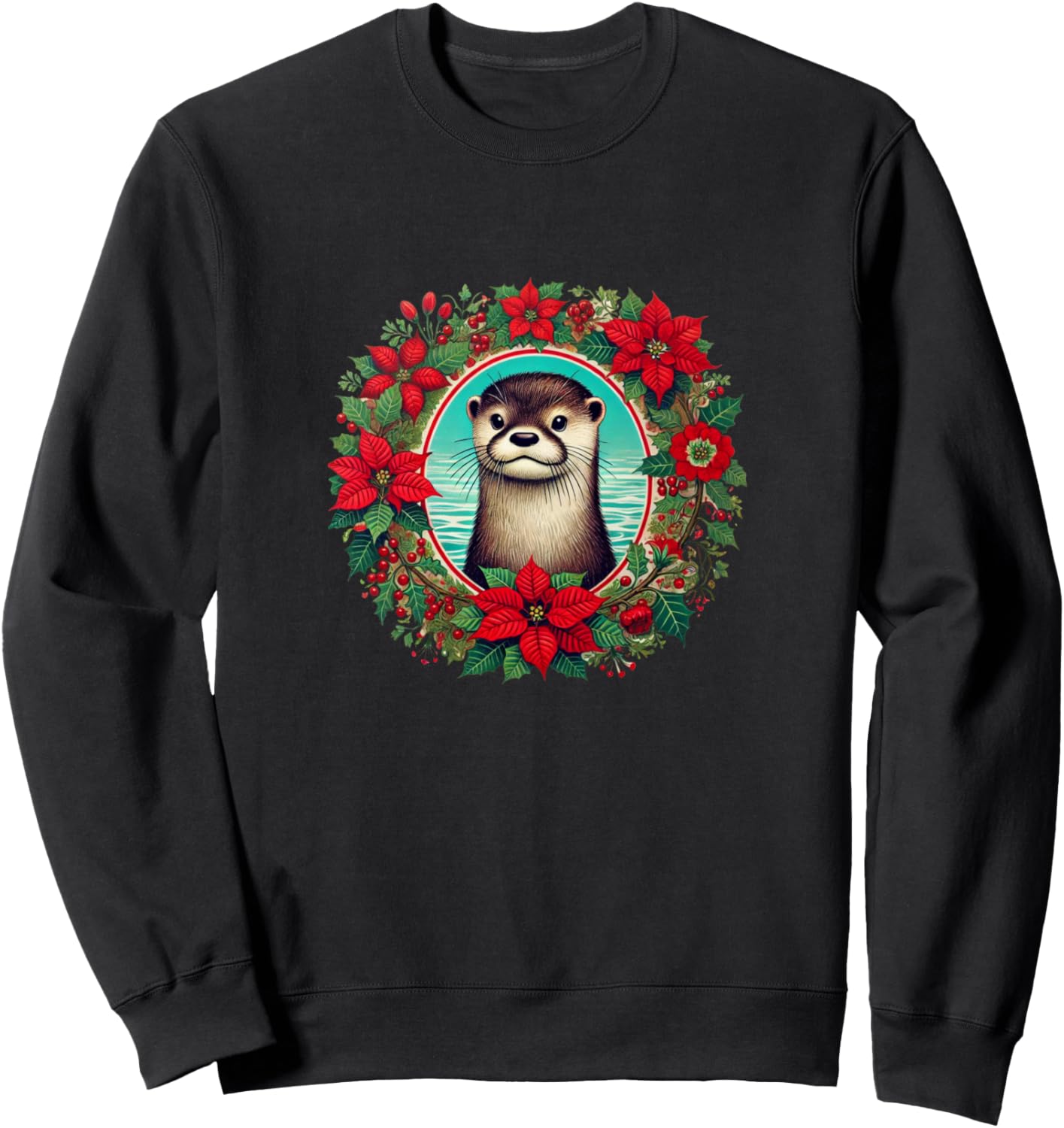 Иллюстрация рождественской выдры, милая рождественская толстовка Retro Otters Xmas Snugg, черный
Иллюстрация рождественской выдры, милая рождественская толстовка Retro Otters Xmas Snugg, черный