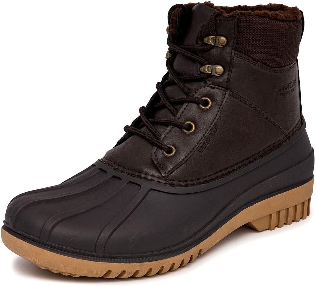 Зимние сапоги LONDON FOG Aspen для мужчин, водонепроницаемые, утепленные, мужские снегоступы или дождевые сапоги, черные, светло-коричневые или коричневые, размеры с 7 по 15, средняя и очень широкая ширина
Зимние сапоги LONDON FOG Aspen для мужчин, водонепроницаемые, утепленные, мужские снегоступы или дождевые сапоги, черные, светло-коричневые или коричневые, размеры с 7 по 15, средняя и очень широкая ширина