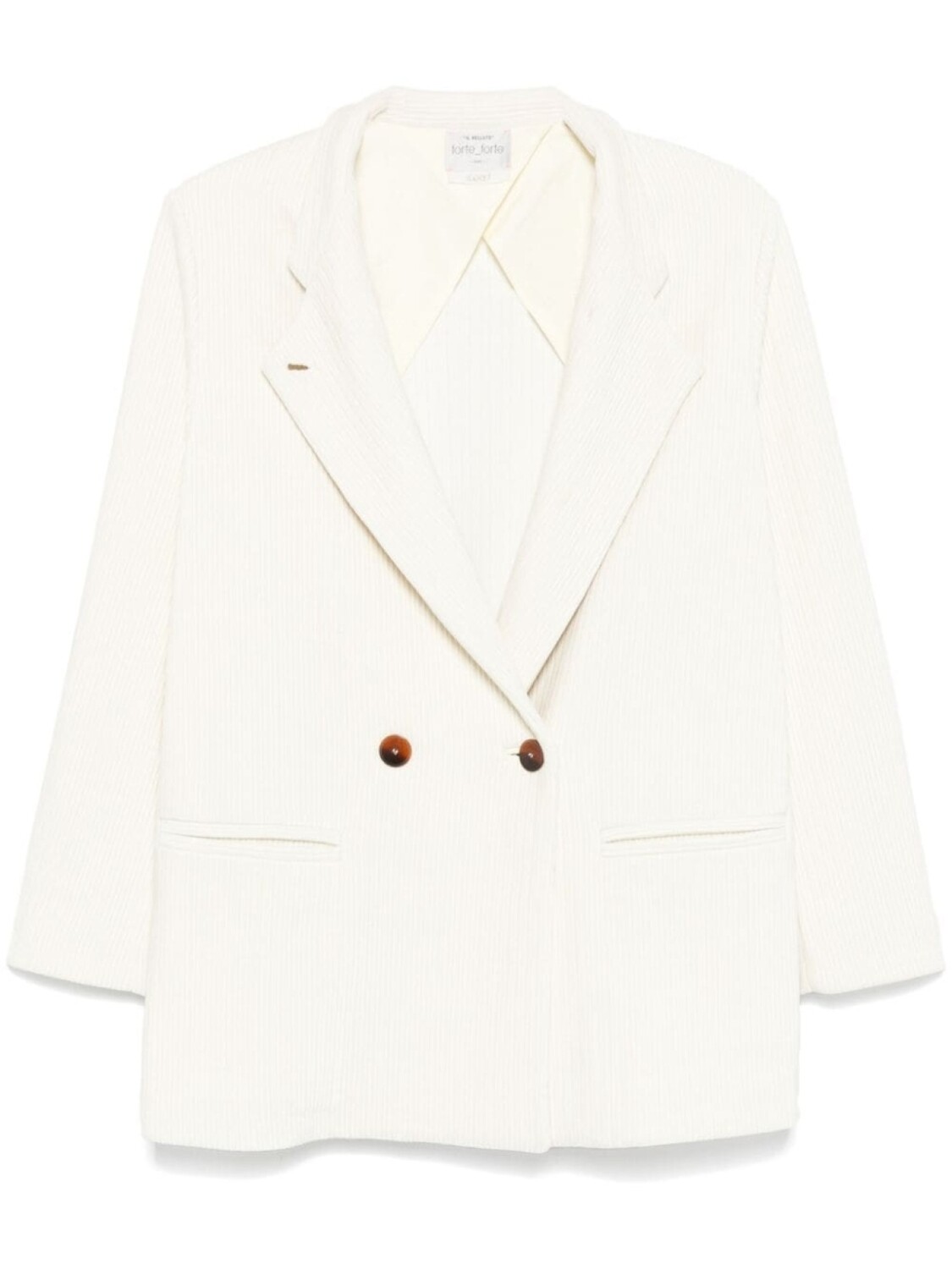 Forte Forte вельветовое пальто, белый
Forte Forte вельветовое пальто, белый