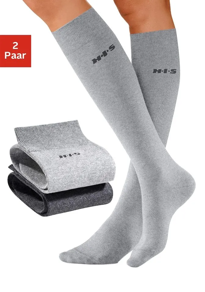 Гольфы H.I.S (упаковка, 2 пары), с удобными манжетами, серый
Гольфы H.I.S (упаковка, 2 пары), с удобными манжетами, серый