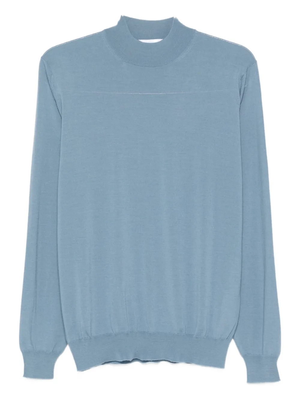 Шерстяной свитер с высоким воротом Lardini, синий
Шерстяной свитер с высоким воротом Lardini, синий