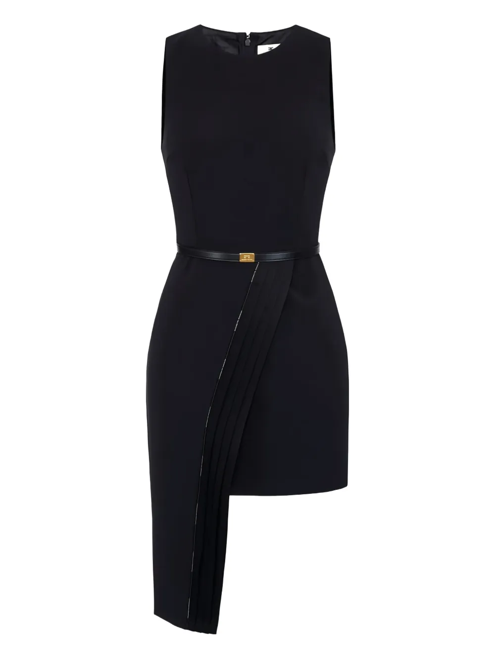 Мини-платье с асимметричными панелями Elisabetta Franchi, черный
Мини-платье с асимметричными панелями Elisabetta Franchi, черный
