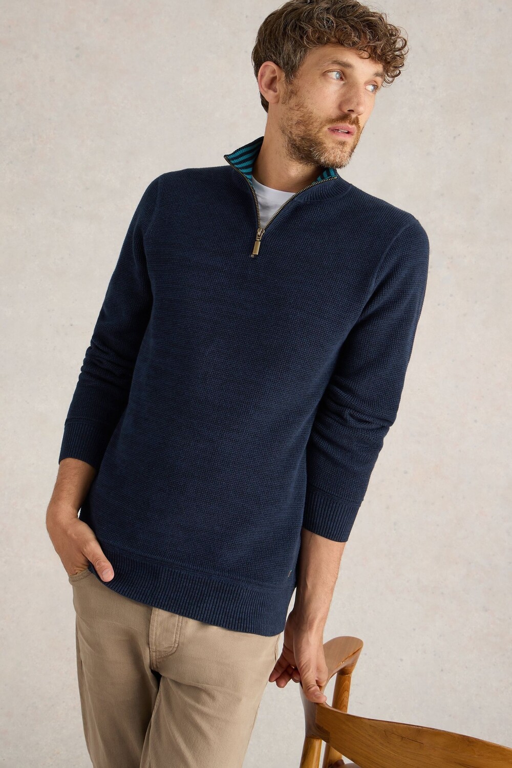 Джемпер Attadale с воротником стойкой White Stuff, синий
Джемпер Attadale с воротником стойкой White Stuff, синий