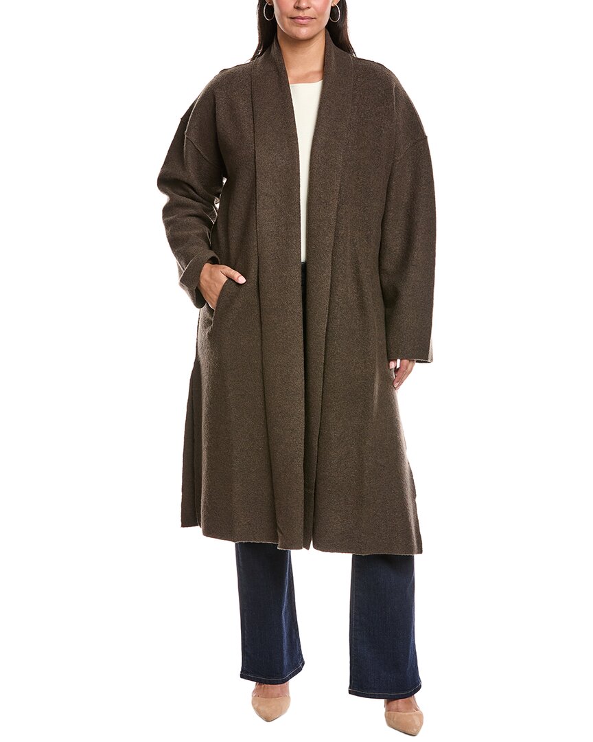 Пальто EILEEN FISHER Plus из шерсти, коричневый
Пальто EILEEN FISHER Plus из шерсти, коричневый