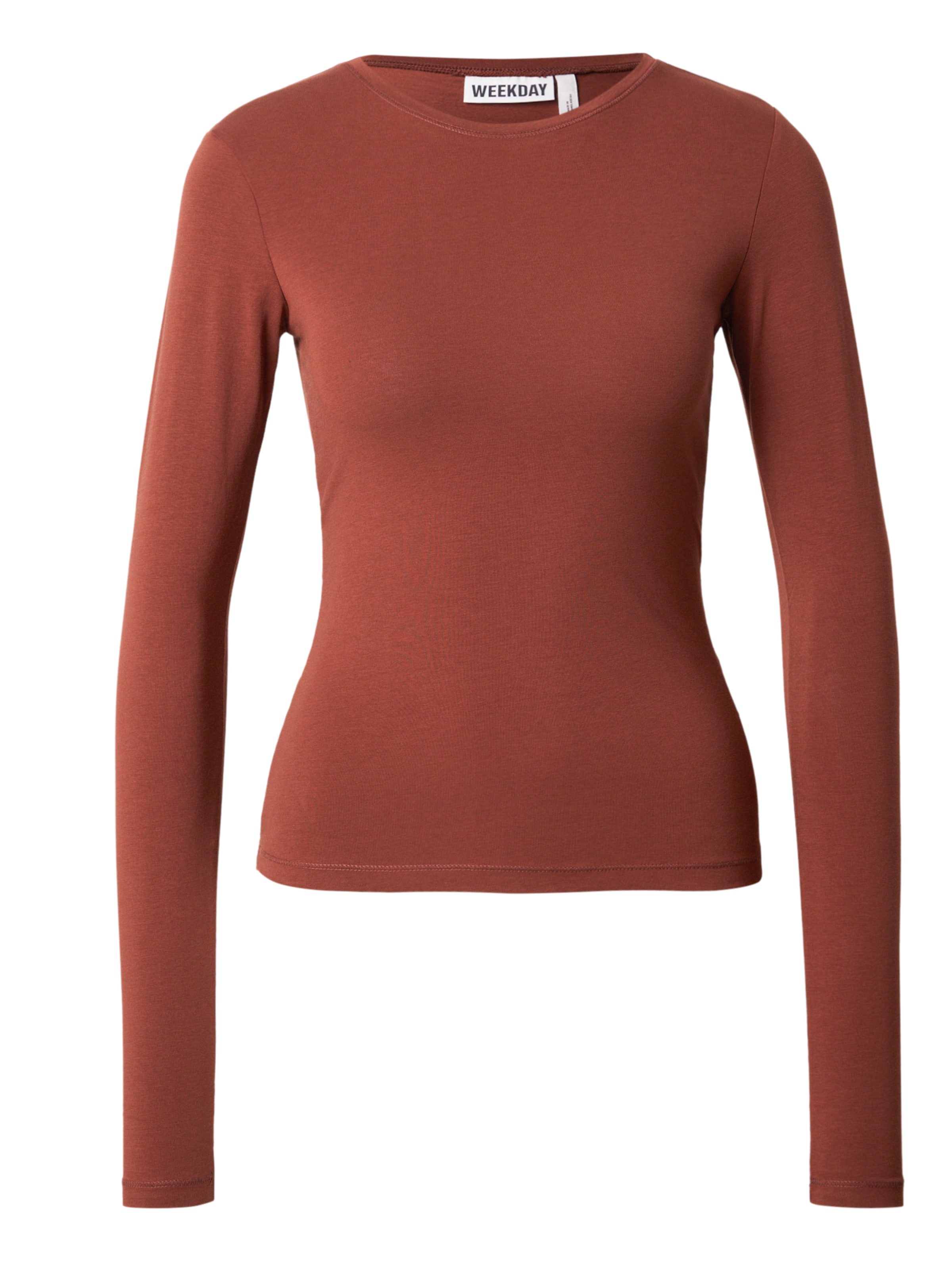 WEEKDAY Лонгслив в цвете Auburn
WEEKDAY Лонгслив в цвете Auburn