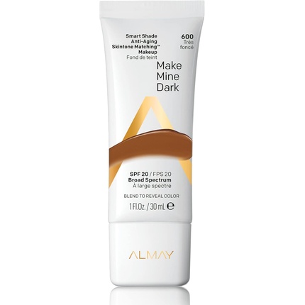 Тональный крем Smart Shade Anti-Aging Make Mine Dark 600
Тональный крем Smart Shade Anti-Aging Make Mine Dark 600