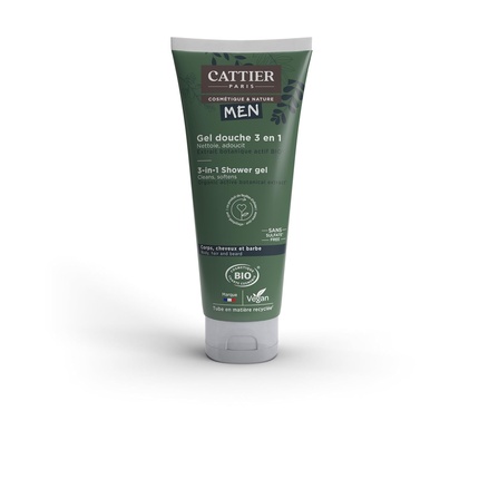 Органический гель для душа 3 в 1 для мужчин 200 мл Cattier
Органический гель для душа 3 в 1 для мужчин 200 мл Cattier