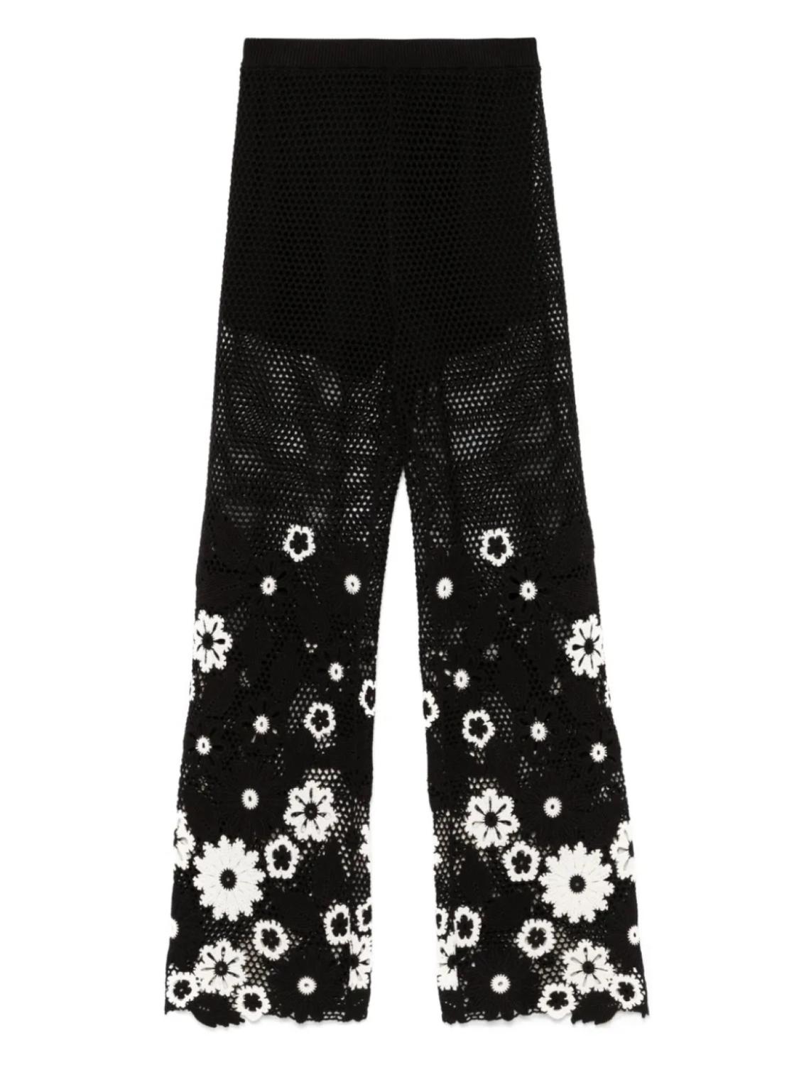 Брюки с цветочной вышивкой Maje, черный
Брюки с цветочной вышивкой Maje, черный