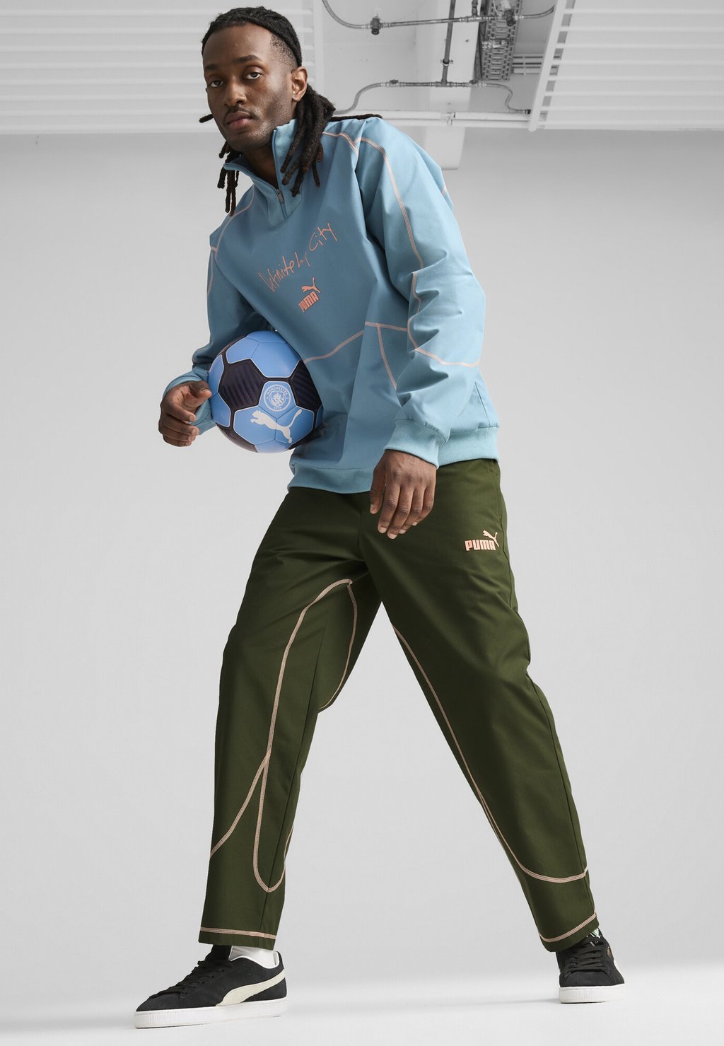 Толстовка MANCHESTER CITY DRILL Puma, синий 
Толстовка MANCHESTER CITY DRILL Puma, синий