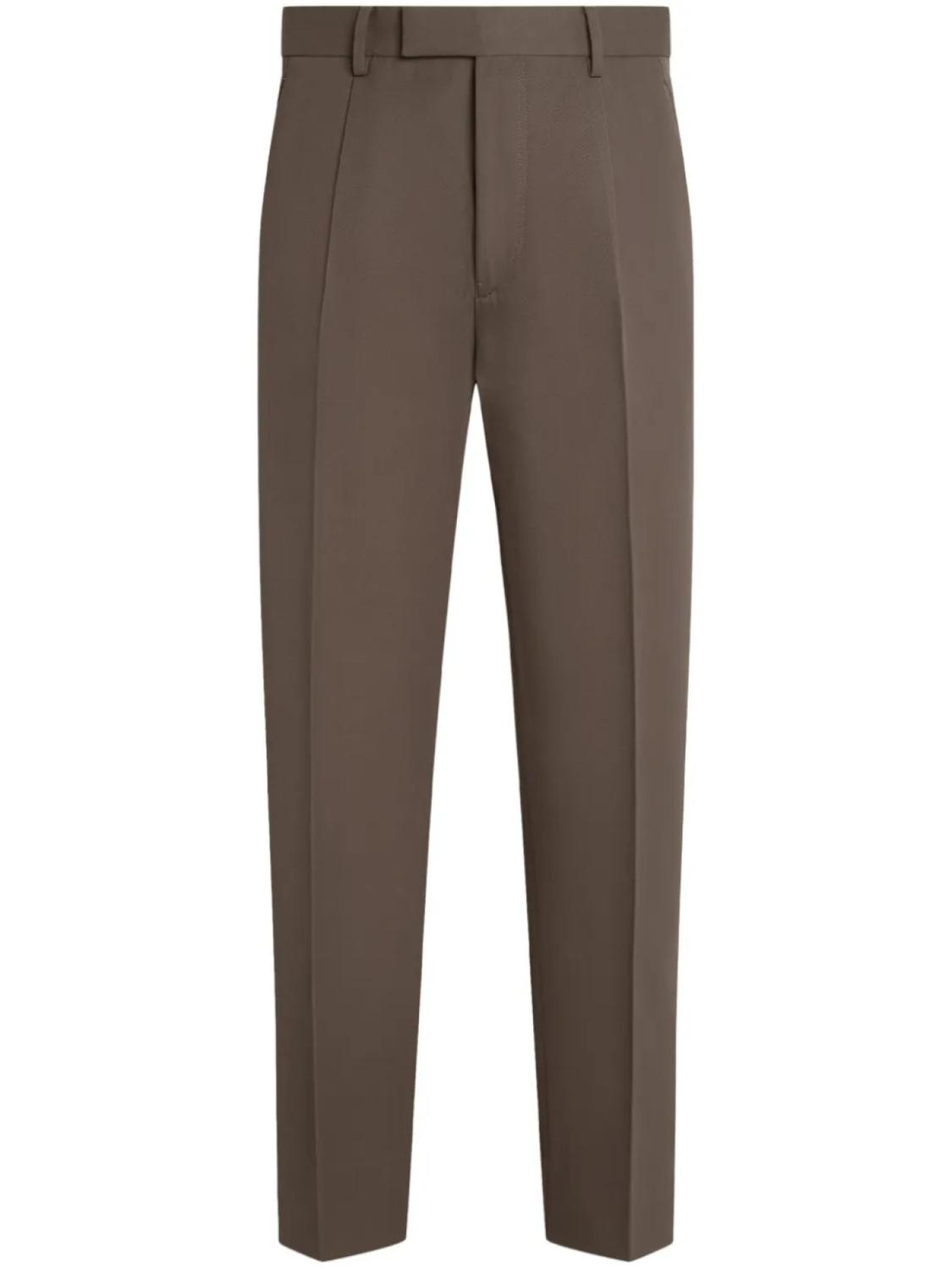 Zegna брюки строгого кроя, коричневый
Zegna брюки строгого кроя, коричневый