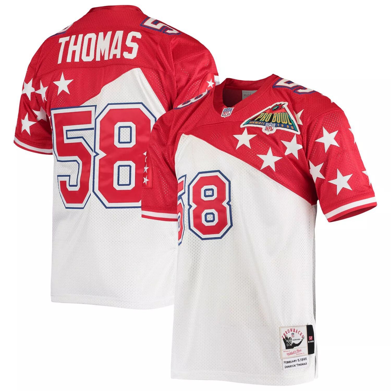 Мужское аутентичное джерси Mitchell & Ness Derrick Thomas белое/красное AFC 1995 Pro Bowl, Красный, Мужское аутентичное джерси Mitchell & Ness Derrick Thomas белое/красное AFC 1995 Pro Bowl
Мужское аутентичное джерси Mitchell & Ness Derrick Thomas белое/красное AFC 1995 Pro Bowl, Красный, Мужское аутентичное джерси Mitchell & Ness Derrick Thomas белое/красное AFC 1995 Pro Bowl
