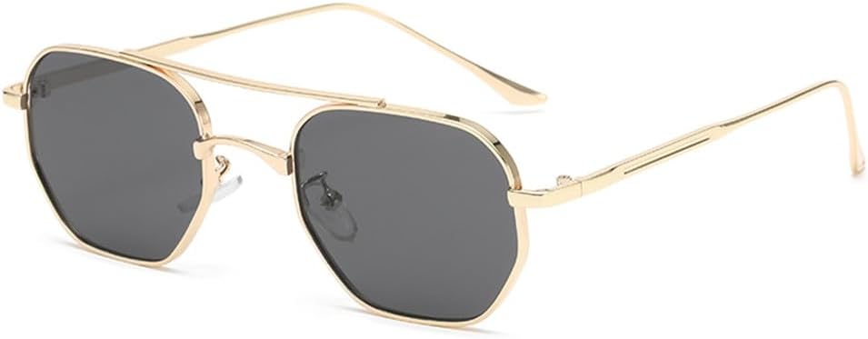 Солнцезащитные очки UV400 с двойной перемычкой, маленькая оправа, прозрачные градиентные линзы, металлические, для мужчин и женщин, для занятий спортом на открытом воздухе и путешествий UYPTK, Gold Grey
Солнцезащитные очки UV400 с двойной перемычкой, маленькая оправа, прозрачные градиентные линзы, металлические, для мужчин и женщин, для занятий спортом на открытом воздухе и путешествий UYPTK, Gold Grey