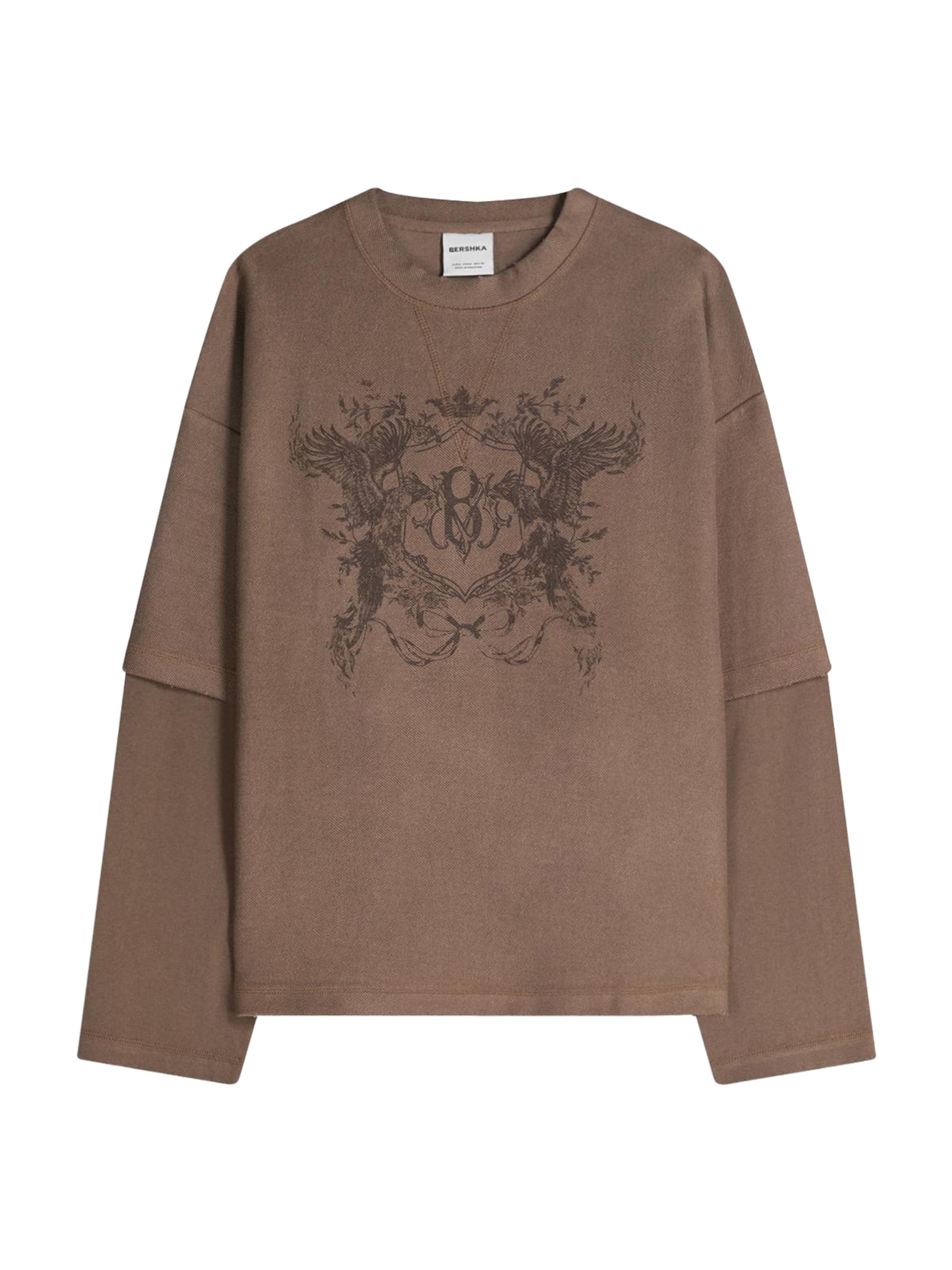 Bershka Свитшот в цвете шоколад, темно-коричневый
Bershka Свитшот в цвете шоколад, темно-коричневый