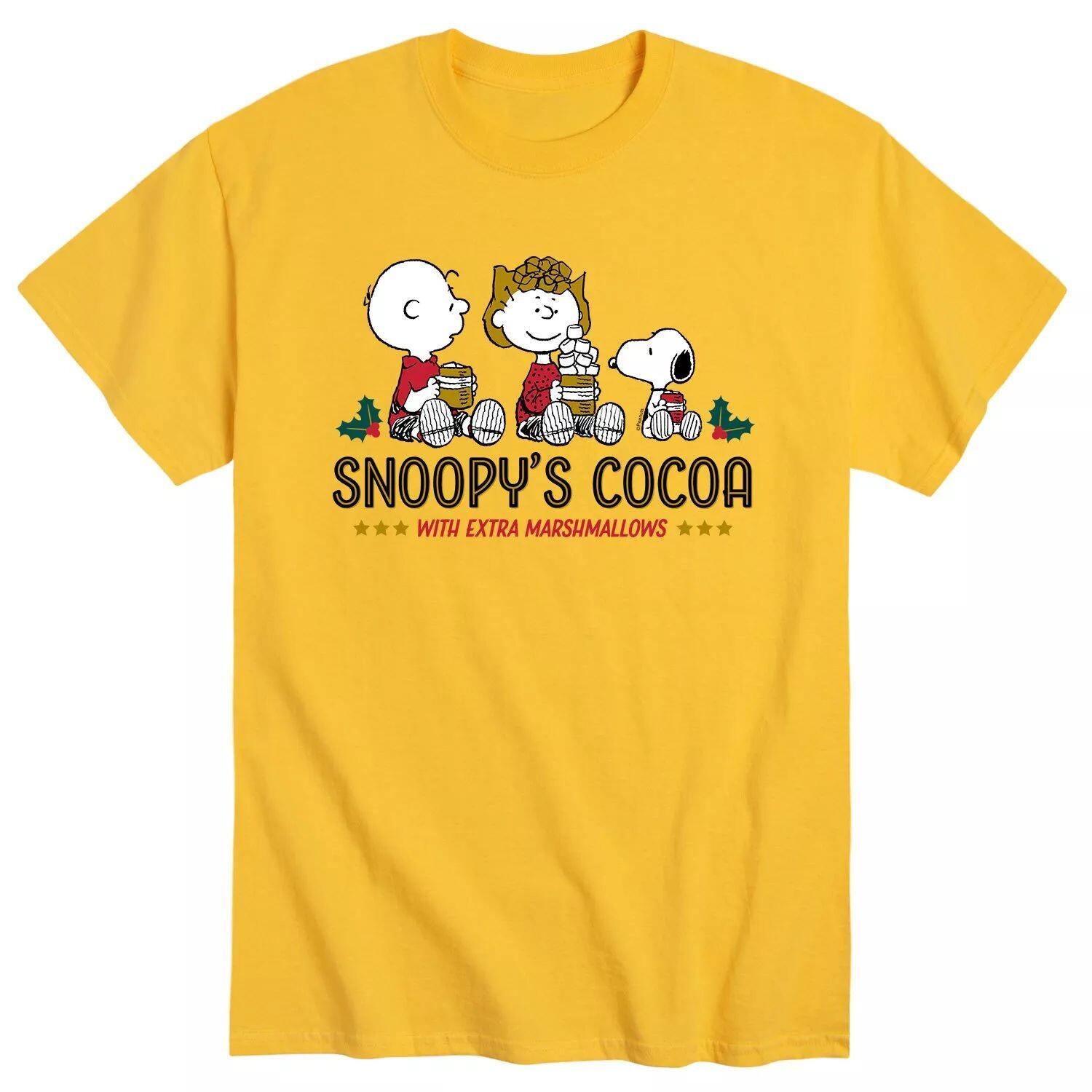 Мужская футболка с арахисом "Snoopy's Cocoa" Licensed Character
Мужская футболка с арахисом "Snoopy's Cocoa" Licensed Character