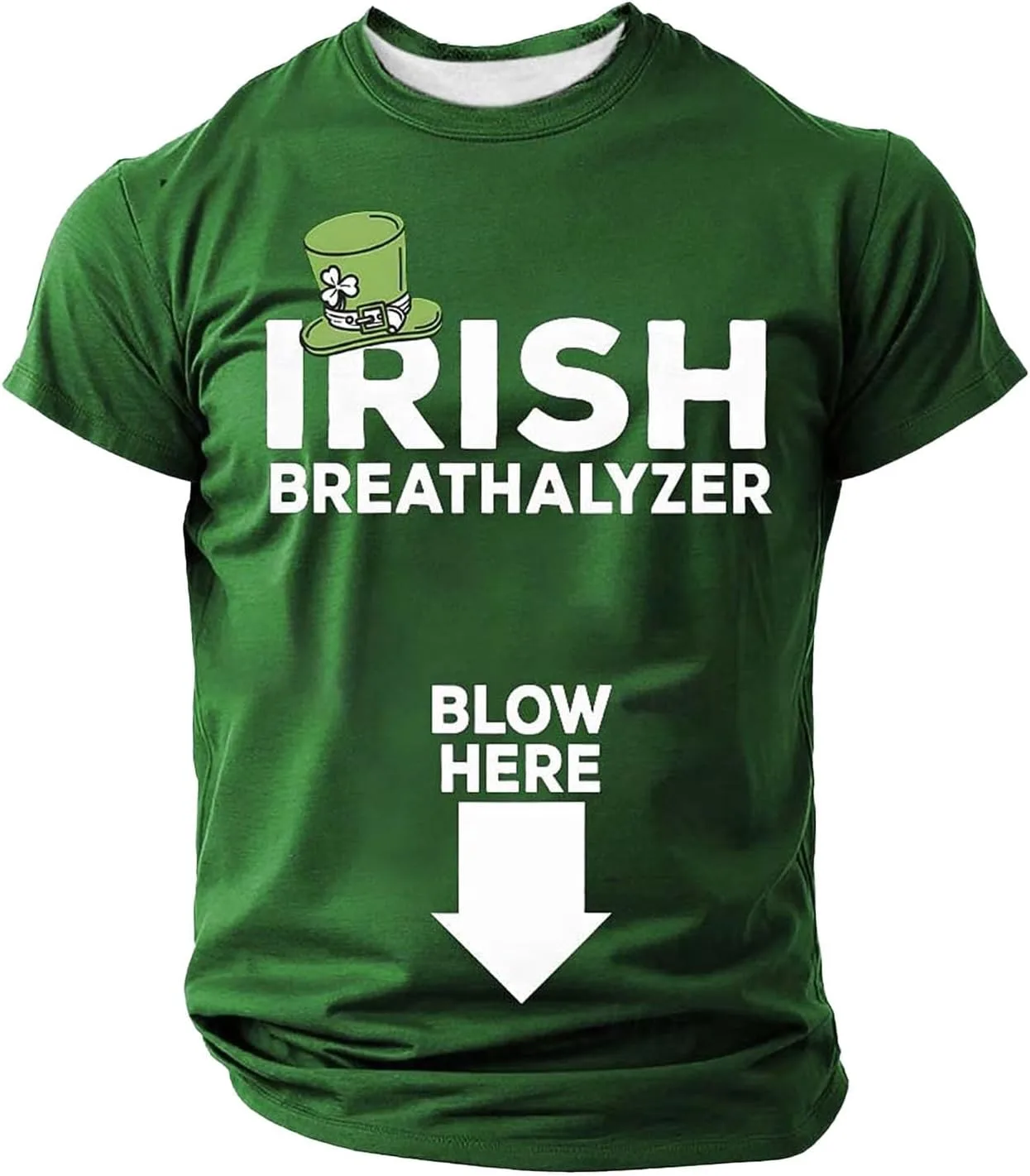 Футболка с принтом Irish Breathalyzer Blow Here для St Patrick's Day
Футболка с принтом Irish Breathalyzer Blow Here для St Patrick's Day