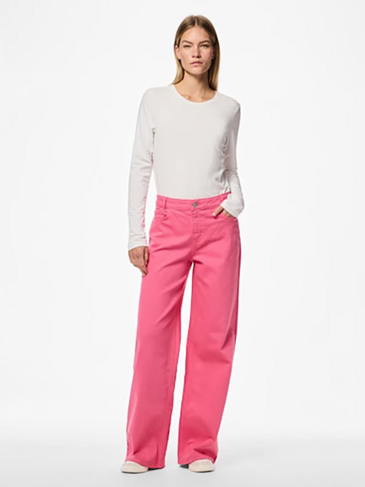 Джинсы Pieces, розовый 
Джинсы Pieces, розовый