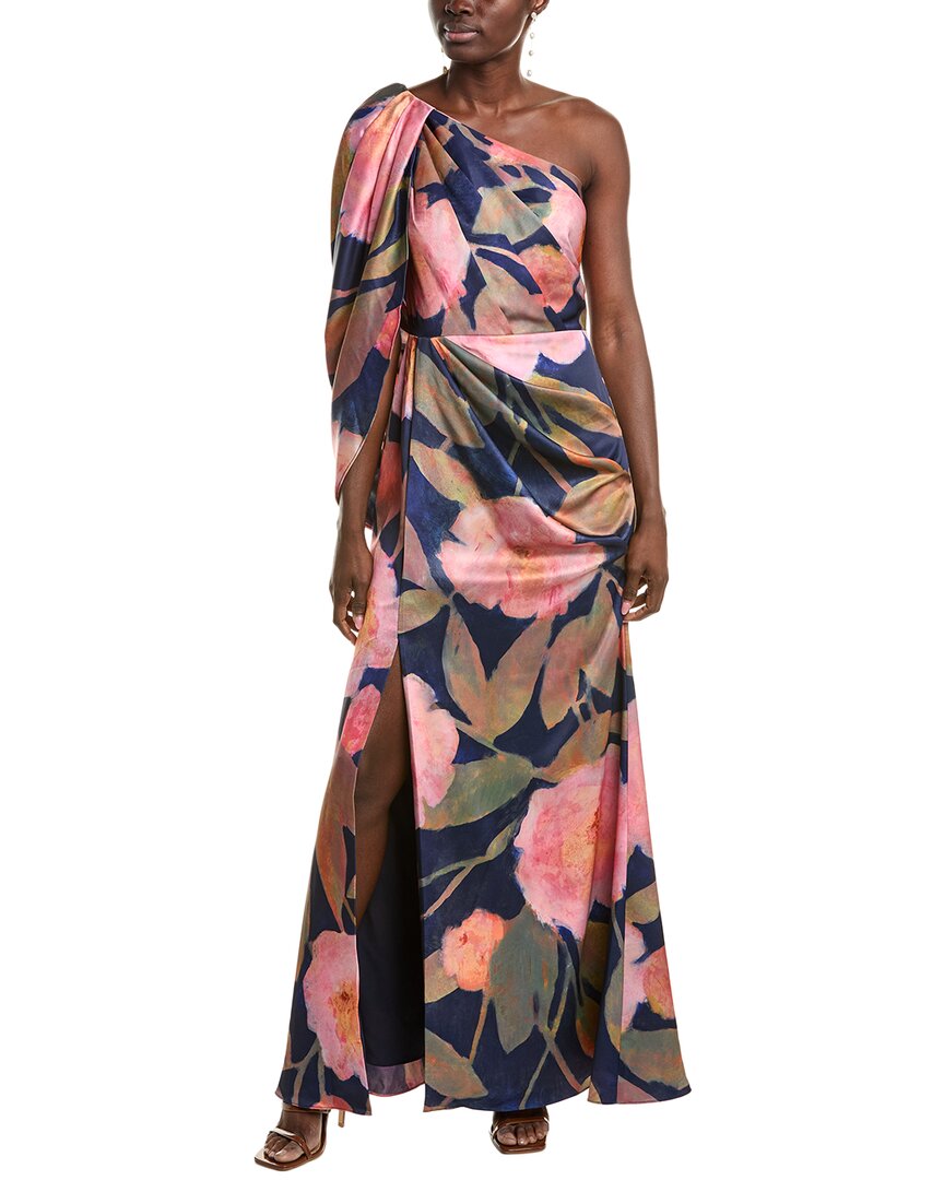 Платье Theia Abby на одно плечо, синий
Платье Theia Abby на одно плечо, синий