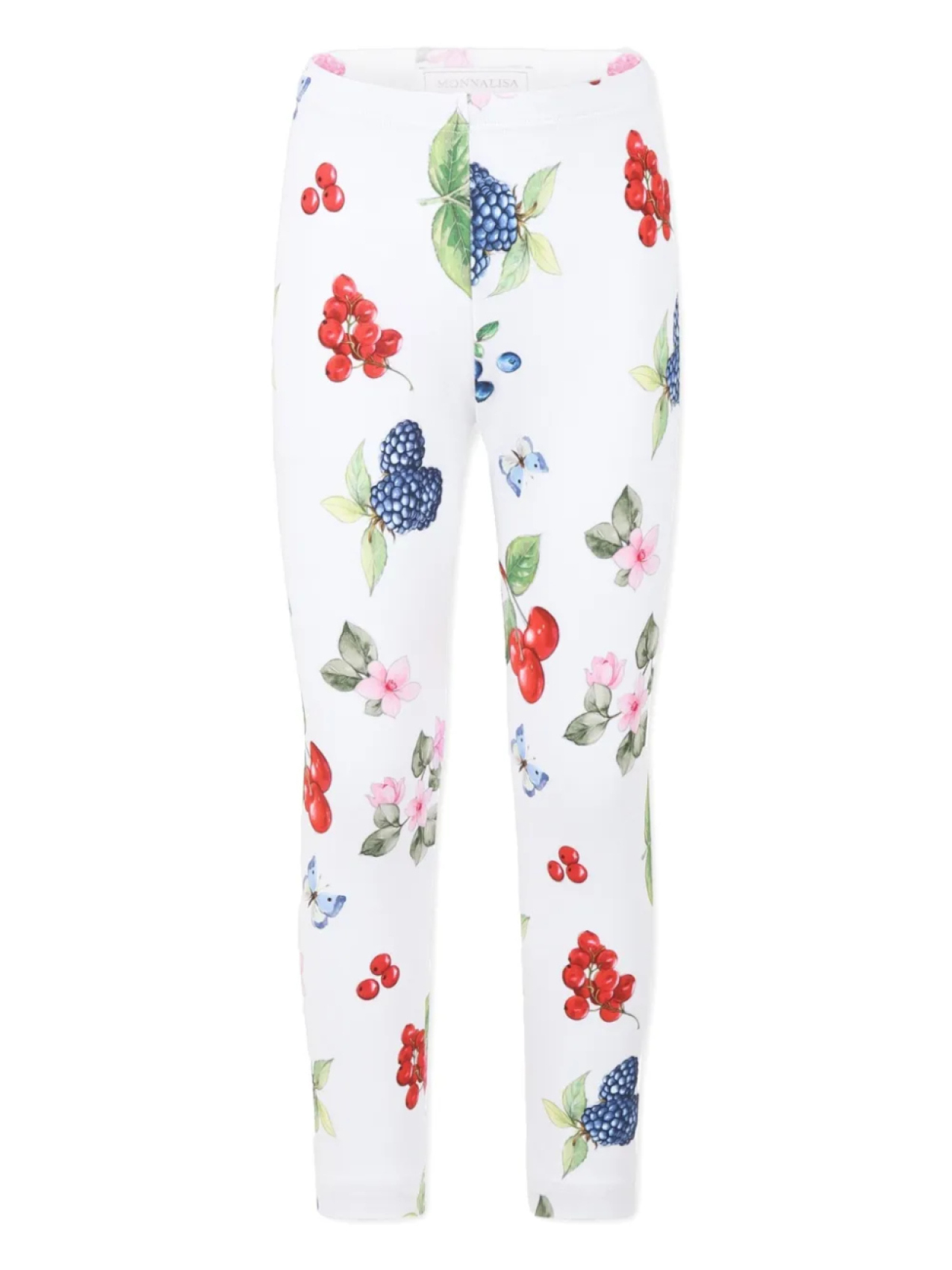 Брюки с фруктовым принтом Monnalisa, белый
Брюки с фруктовым принтом Monnalisa, белый