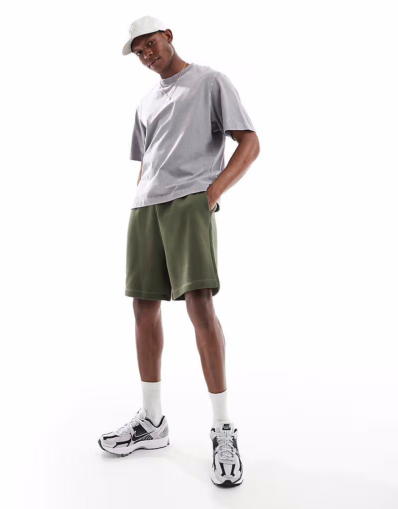 Шорты средней длины оверсайз ASOS DESIGN Essential темно-зеленого цвета
Шорты средней длины оверсайз ASOS DESIGN Essential темно-зеленого цвета