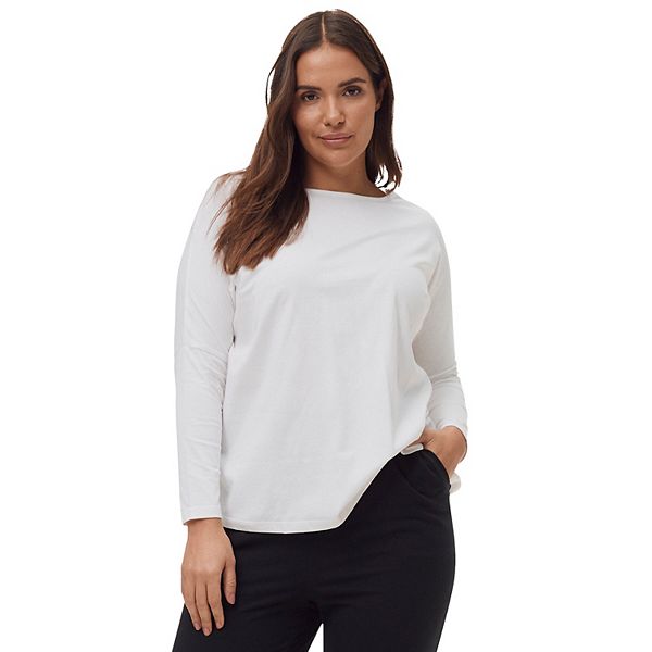Футболка для сна Plus size Boxy Ellos, White
Футболка для сна Plus size Boxy Ellos, White