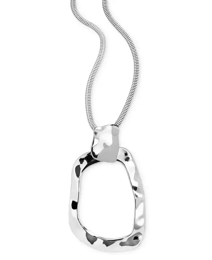 Длинное ожерелье с кулоном из массивных кованых звеньев, 28-3/4 дюйма + удлинитель 3 дюйма I.N.C. International Concepts, серебряный
Длинное ожерелье с кулоном из массивных кованых звеньев, 28-3/4 дюйма + удлинитель 3 дюйма I.N.C. International Concepts, серебряный