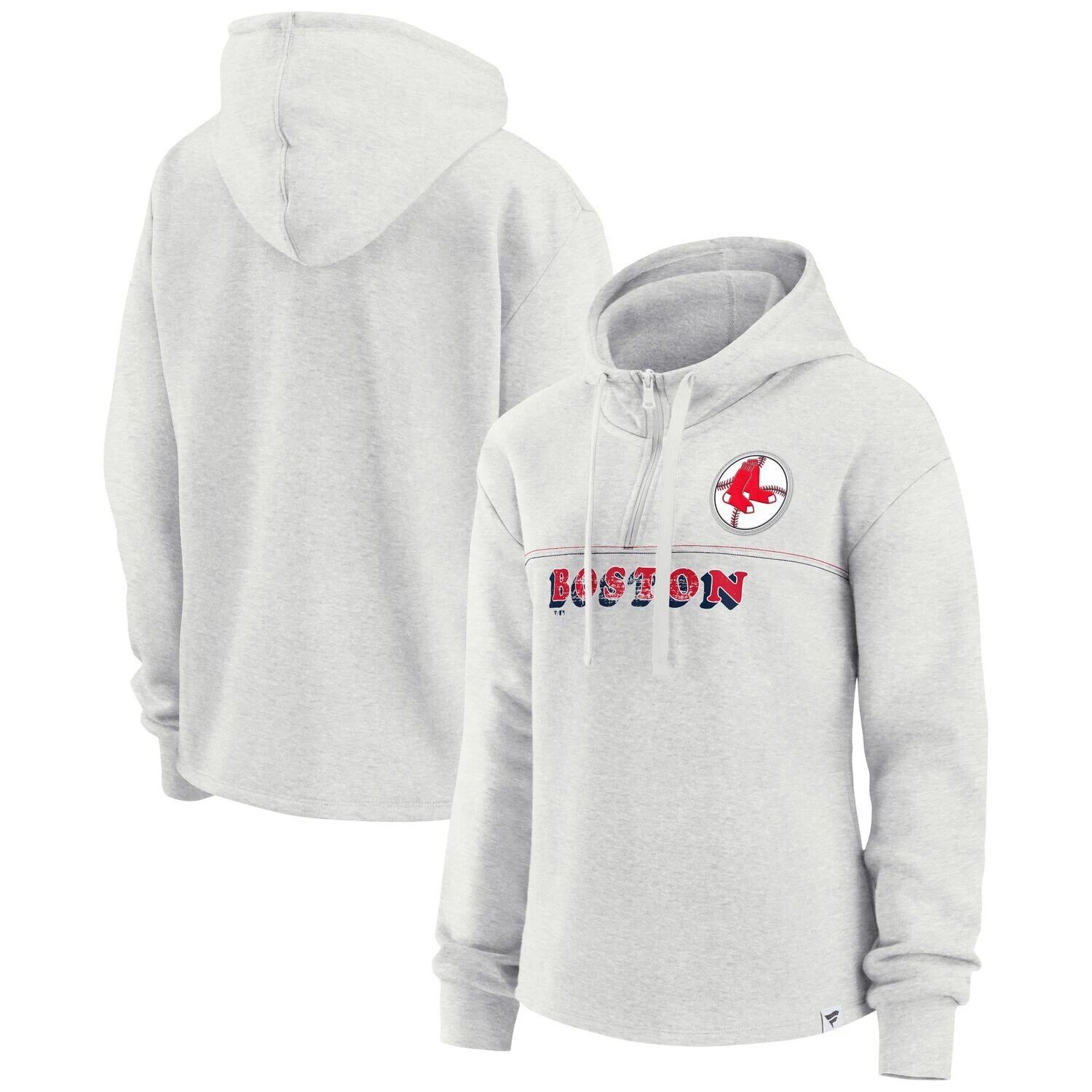 Женская толстовка Fanatics Oatmeal Boston Red Sox True Classics Legacy с молнией четверть четверти Fanatics
Женская толстовка Fanatics Oatmeal Boston Red Sox True Classics Legacy с молнией четверть четверти Fanatics
