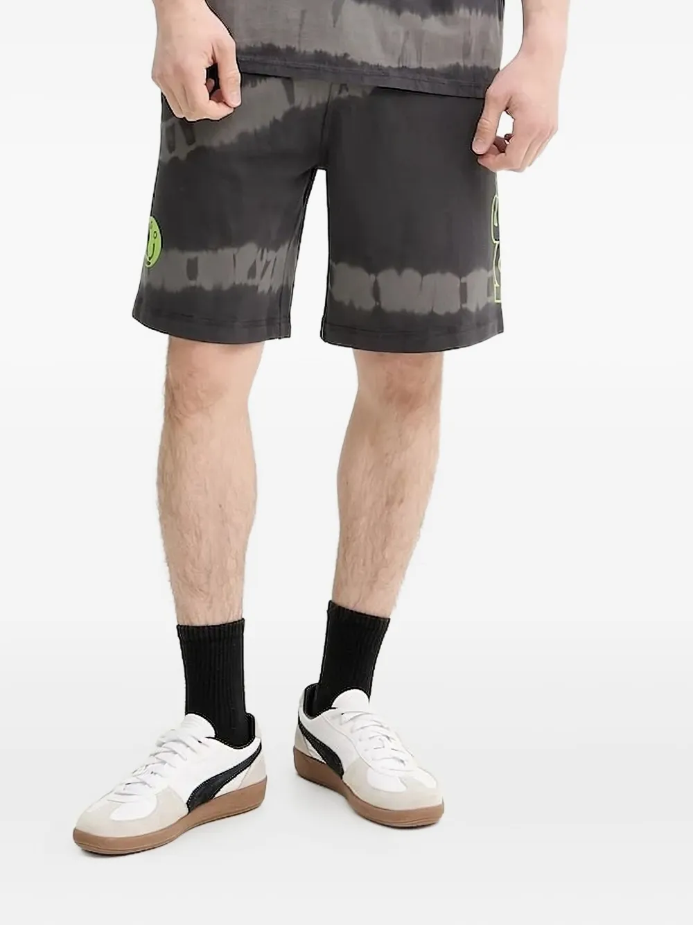 Шорты с логотипом в стиле тай-дай HUGO, серый
Шорты с логотипом в стиле тай-дай HUGO, серый