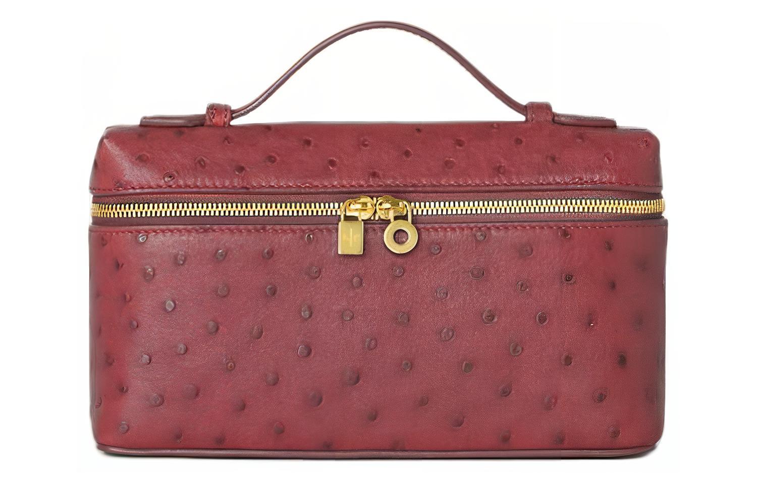 ЭкстраКарман Страусовая Кожа Переносная Одноплечевая Набедренная Сумка Клатч Обычная Женская Бордово-Красная Loro Piana
ЭкстраКарман Страусовая Кожа Переносная Одноплечевая Набедренная Сумка Клатч Обычная Женская Бордово-Красная Loro Piana