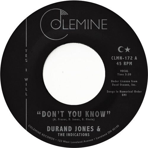 Сингл 7" Durand Jones & The Indications: Don't You Know
Сингл 7" Durand Jones & The Indications: Don't You Know