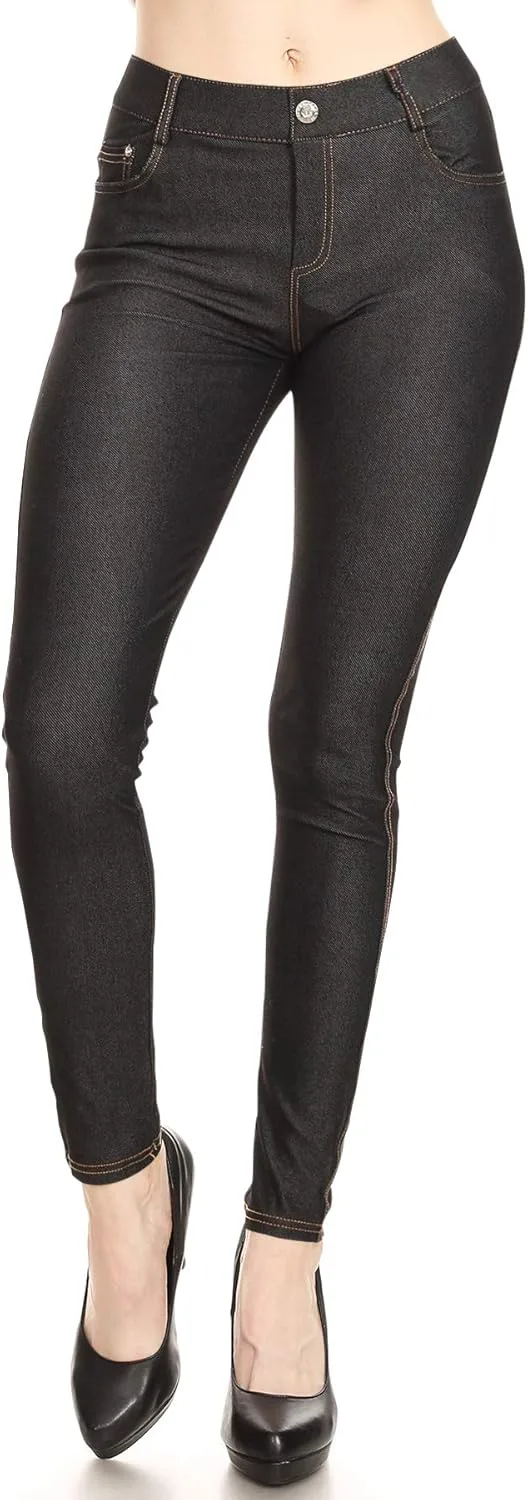 FashionJOA женские джинсы-леггинсы с карманами
FashionJOA женские джинсы-леггинсы с карманами