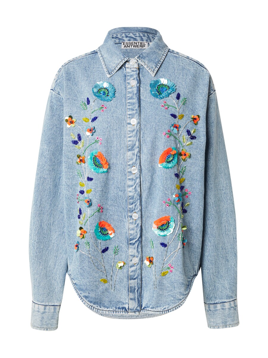 Блуза Essentiel Antwerp Icksonville, Blue/Blue denim
Блуза Essentiel Antwerp Icksonville, Blue/Blue denim