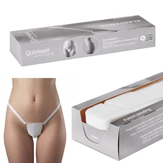 Стринги женские косметические одноразовые в коробке, белые, универсальные, 100 шт. Quickepil
Стринги женские косметические одноразовые в коробке, белые, универсальные, 100 шт. Quickepil