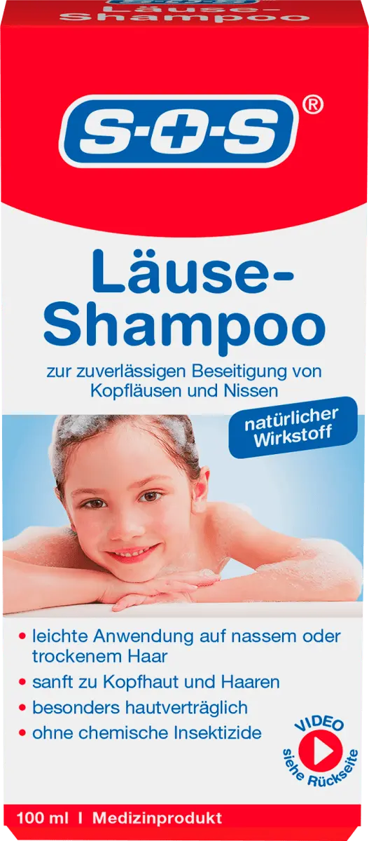 Шампунь от вшей 100мл SOS
Шампунь от вшей 100мл SOS