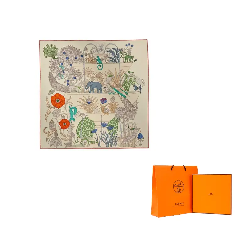 HERMES Шёлковый шарф, Tea Pink/Green/Blue
HERMES Шёлковый шарф, Tea Pink/Green/Blue