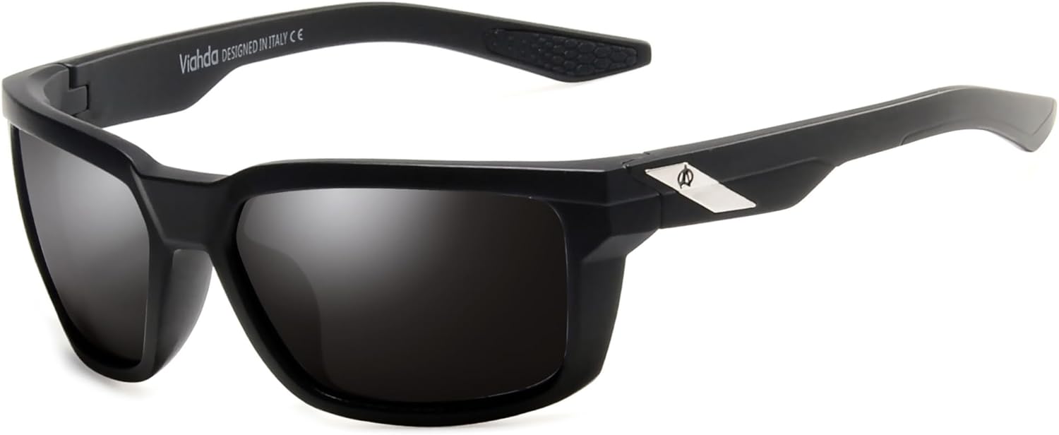 Поляризованные солнцезащитные очки с обтекаемой формой для занятий спортом на открытом воздухе: для мужчин, для велоспорта, бега, рыбалки, для женщин 4201 VIAHDA, Black
Поляризованные солнцезащитные очки с обтекаемой формой для занятий спортом на открытом воздухе: для мужчин, для велоспорта, бега, рыбалки, для женщин 4201 VIAHDA, Black