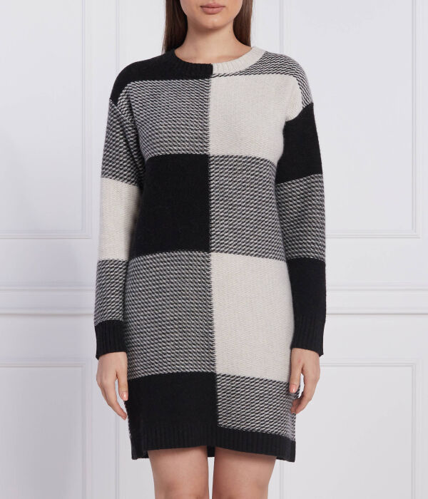 Платье женское Marella Sport клетчатое с добавлением шерсти и кашемира, черный
Платье женское Marella Sport клетчатое с добавлением шерсти и кашемира, черный