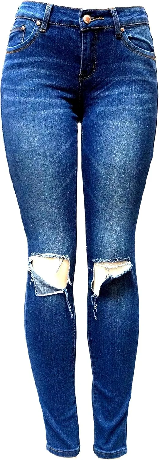 JK42 Juniors женские джинсы темно-синие деним скинни рваные JEANS FOR LOVE
JK42 Juniors женские джинсы темно-синие деним скинни рваные JEANS FOR LOVE