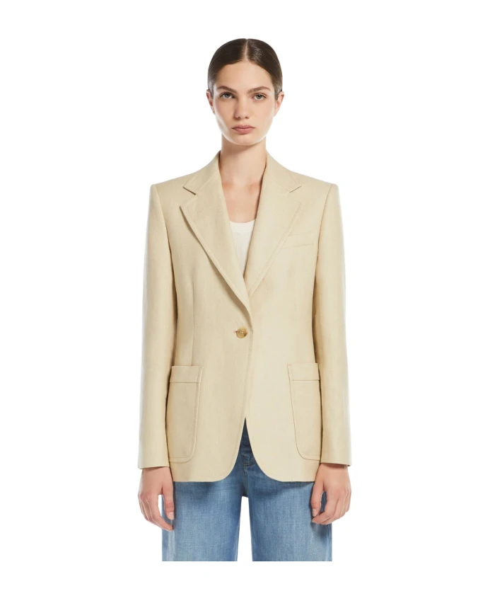 Пиджак из хлопка и льна. Weekend Max Mara, бежевый
Пиджак из хлопка и льна. Weekend Max Mara, бежевый