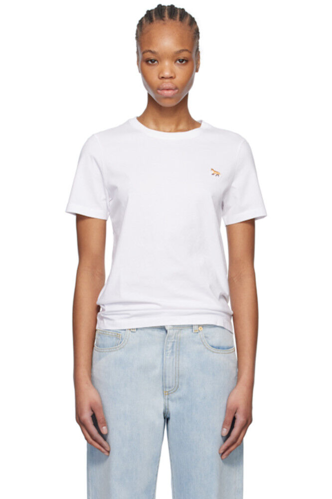 Футболка с нашивкой «Белый лисенок» Maison Kitsuné
Футболка с нашивкой «Белый лисенок» Maison Kitsuné